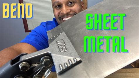 how to bend sheet metal without a metal brake|bending 16 gauge sheet metal.